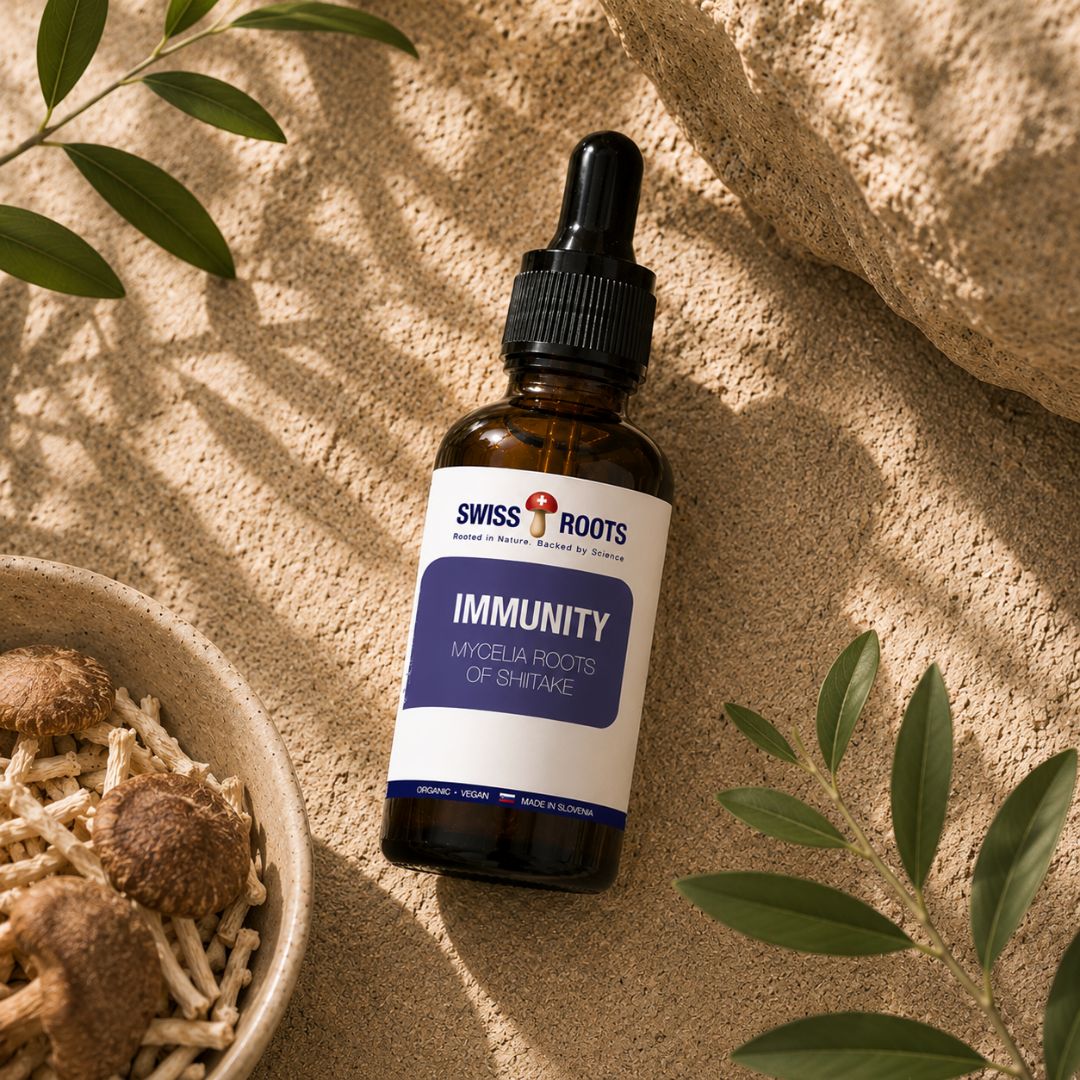 Swiss Roots™ shiitake, liquid mushroom extract, 30 ml