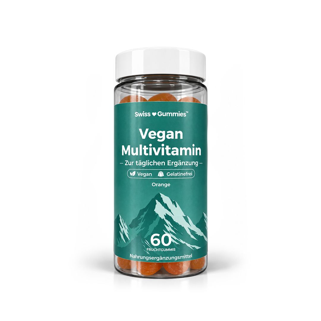 Vegan multivitamin – gummies with 7 vitamins and 2 minerals