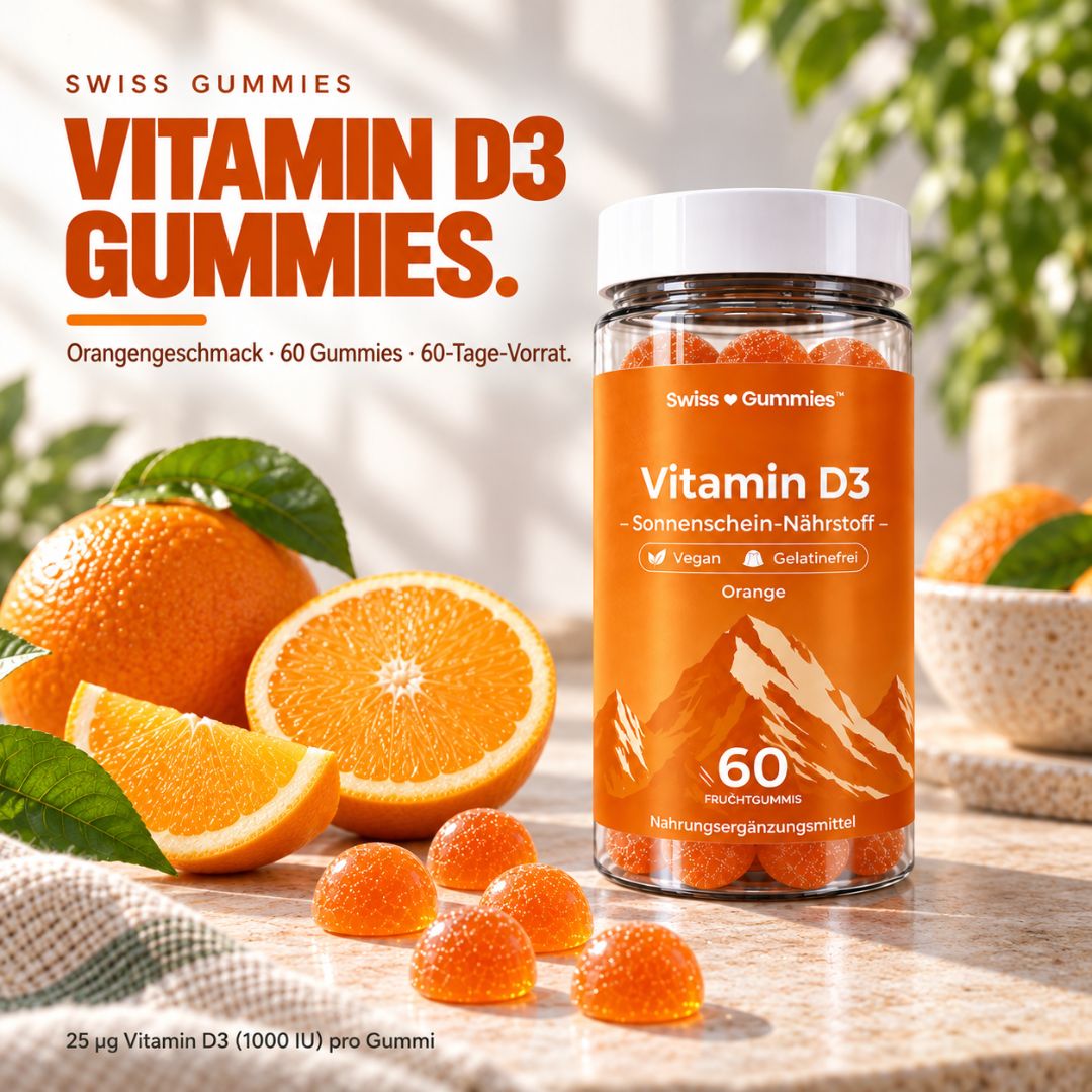 Vitamin D3 – gummies with 25 µg of vitamin D3